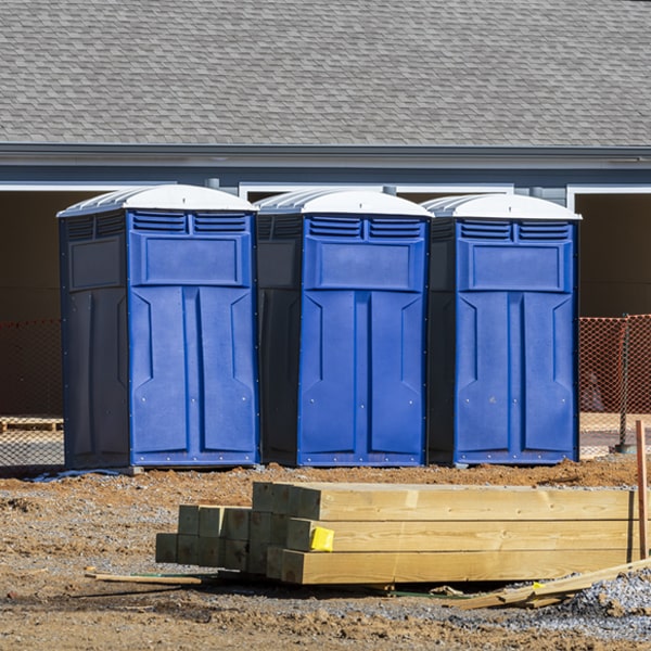 are there any restrictions on where i can place the porta potties during my rental period in Bonner Springs